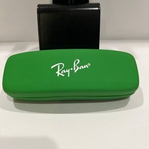 Ray-Ban Green Slim Hard Clamshell Glasses Case Hard Shell